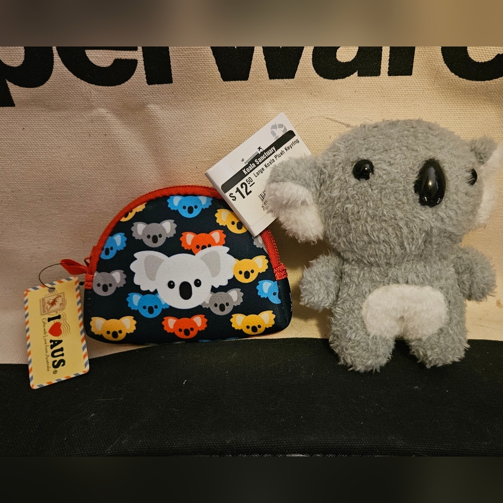 Koala Keychain and coin purse